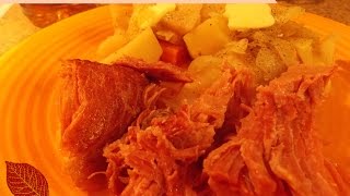 NewEngland Boiled Dinner in a Crock Pot [upl. by Greabe618]