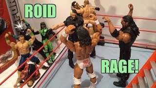 GTS WRESTLING Steroid SMACKDOWN WWE Mattel Figure Matches Animation PPV special event [upl. by Marutani]