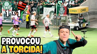 FLAMENGO EMPATA NO FINAL E ARRASCAETA PROVOCA A TORCIDA DO PALMEIRAS Palmeiras x Flamengo [upl. by Elvia]