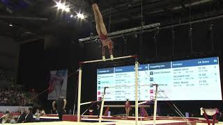 Amelie Morgan AA BRONZE A Bars 2019 British Gymnastics Championships WAG SNR AA [upl. by Daahsar]