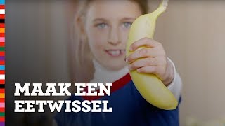 Eetwissel van ontbijtkoek naar banaan  Voedingscentrum [upl. by Leitao]