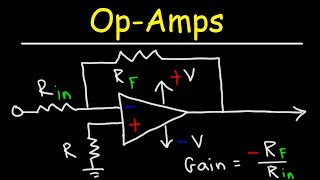 Operational Amplifiers  Inverting amp Non Inverting OpAmps [upl. by Boyes]