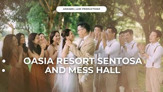 Singapore Wedding at Oasia Resort Sentosa and Mess Hall Updated 2024 Wedding Photography Singapore [upl. by Junie90]