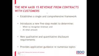 IFRS Webinar Series  Overview of the New IFRS 15 Revenue from Contracts with Customers [upl. by God390]