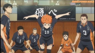 Haikyuu  Hinata shocksimpresses other characters with his jumpspiking abilities Season 1 [upl. by Clarey]