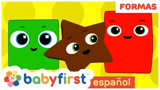 Aprende los Colores con Formas  Videos Educativos para Niños de 2 a 3 Años  BabyFirst Español [upl. by Madda]