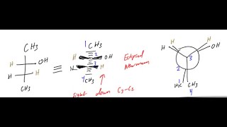 Fischer projection and Newman [upl. by Oinotnanauj]