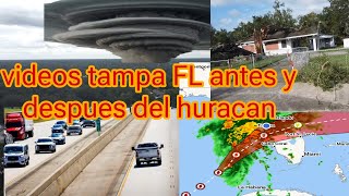 videos de florida antes y despues del huracan 2024 [upl. by Ydok]