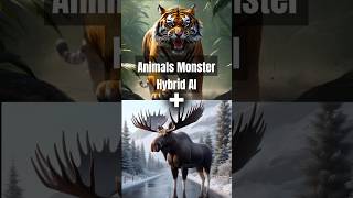 Animals Monster Tiger amp Deer shorts viralshorts trending hybridanimals animals monster fyp [upl. by Frye]