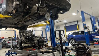 2013 Volkswagen EOS 20T CBFACCTA Engine Removed  Timelapse [upl. by Nannahs]