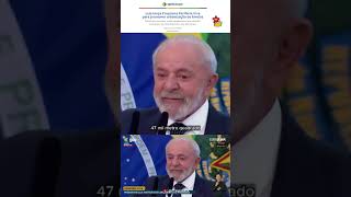 LULA CHORA NO LANÇAMENTO DO PROGRAMA PERIFERIA VIVA quotParte do povo brasileiro fica com o que restaquot [upl. by Ynoyrb818]