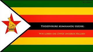 Nationalhymne von Simbabwe DE text  Anthem of Zimbabwe German [upl. by Rabiah894]