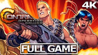 CONTRA OPERATION GALUGA Full Gameplay Walkthrough  No Commentary【FULL GAME】4K Ultra HD [upl. by Ylrahc]