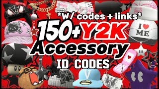 ☆Roblox Y2K accessory id codes  w links  Berry avenue Brookhaven Bloxburg ♡  Faiyes codes [upl. by Auqenahs]