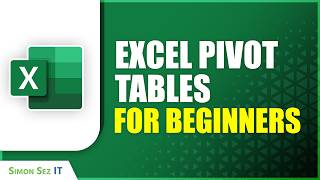 Pivot Tables Excel Detailed Beginners Pivot Table Tutorial [upl. by Capriola]