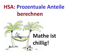 Prozentuale Anteile berechnen [upl. by Lrig998]