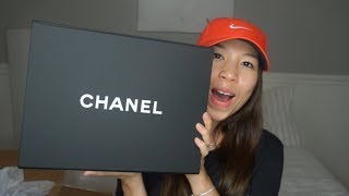 UNBOXING CHANEL CHEVRON STATEMENT BAG  STYLES BY NGOC [upl. by Anneh]