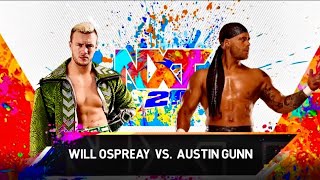 WILL OSPREY VS AUSTIN GUNN Rematch 2K23 Simulation Match [upl. by Eveiveneg]