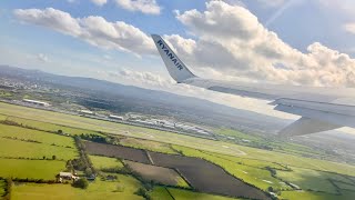 Sunny Evening Departure From Dublin  Ryanair  4K 60FPS HDR [upl. by Chemaram]