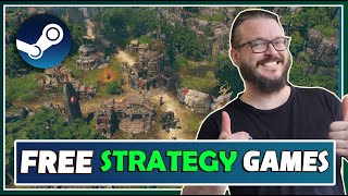 Top 13 Best FREE Strategy games on Steam 2024 Edition [upl. by Ymmij]