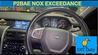 Landrover Discovery sport 20 P2BAE00 P2BAE02 NOx exceedance fault [upl. by Nitsuj]