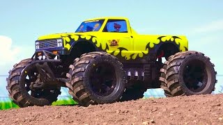 RC ADVENTURES  222v 6S Lipo  CHEVY POWER to the MASHERS  SAVAGE FLUX HP  4x4 18th Scale MT [upl. by Macnamara]