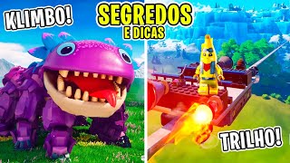 50 SEGREDOS e DICAS do FORTNITE LEGO [upl. by Notsyrb]