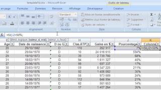 Excel 2007 tutoriel 11  Utiliser les formules conditionnelles [upl. by Pier]