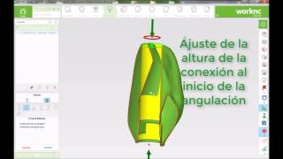 WorkNC Dental Interface con salida del tornillo angulada [upl. by Niawtna355]