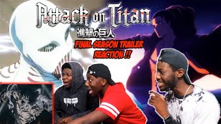 Attack on Titan Season 4 Final Season  Official Trailer  English Sub  REACTION [upl. by Jamilla157]