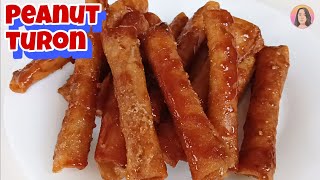 How to make PEANUT TURON TURON DE MANI PEANUT ROLLTURON RECIPENEGOSYO IDEA [upl. by Nace831]