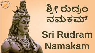 ಶ್ರೀ ರುದ್ರಂ ನಮಕಮ್  Sri Rudram Namakam with Kannada Lyrics  Powerful mantra  Mantra Mahodadhi [upl. by Oinotna]