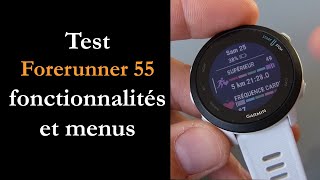 Test Garmin Forerunner 55  une montre GPS quotutilequot et sans gadgets bling bling [upl. by Allys144]