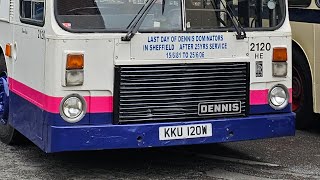 🚍Beast Preserved First South Yorkshire 2120 KKU 120W Dennis Dominator [upl. by Eenhat743]