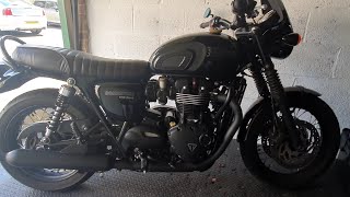 Accessories Ive added to my Bonneville T120 Black to make it the bike it is today [upl. by Eintroc]