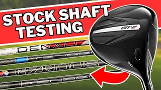 Titleist GT Driver Stock Shaft Test  DETAILED GT2 GT3 GT4 [upl. by Lat815]