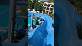 Holiday Village Sarigerme Turkey Top Slide Waterslide Waterpark Pool Family Holiday [upl. by Genesia]