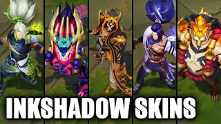 All Inkshadow MSI Skins Spotlight Master Yi Yasuo Yone KaiSa Aurelion Sol Udyr Volibear [upl. by Calendra]