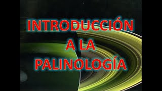 LA PALINOLOGÍA FORENSE [upl. by Anav]