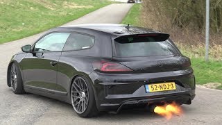 350 HP VW Scirocco with Straight Pipe  LOUDEST SCIROCCO EVER [upl. by Nnylkcaj]