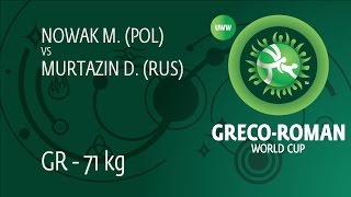 Round 1 GR  71 kg D MURTAZIN RUS df M NOWAK POL by FALL 60 [upl. by Lemuelah]