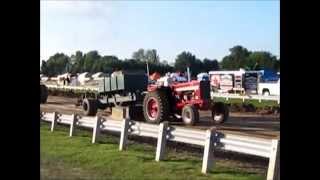 Farmall 856 out of the field tractor pull in Shedden [upl. by Nohtiek936]