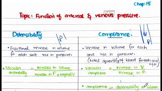 Vascular Distensibility and Compliance  chapter 15  gyton physiology [upl. by Noah]