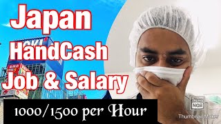 Japan Hand Cash Salary amp Job  Part time job in japan  How to find part time Job  Raffin Vlogs [upl. by Almira]