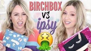 Unboxing BIRCHBOX vs IPSY  September  MORE USED MAKEUP [upl. by Cordeelia]