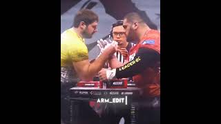 Crazy match Levan vs Laletin right hand 🥶💀 edit armwrestling армрестлинг видео врек shorts [upl. by Adnolrehs]