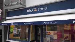 PampO Ferries Ticket Office in Calais France [upl. by Twitt]