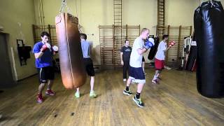 Basket les joueurs de Pepinster à la boxe [upl. by Seldan3]