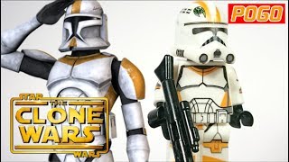 Lego Clone Trooper Waxer Phase 2 Clone Wars Custom Minifigure Bootleg by POGO [upl. by Garnett]