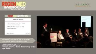 Panel  Regenerative Medicine in Wound Healing amp Tissue Engineering [upl. by Vowel]